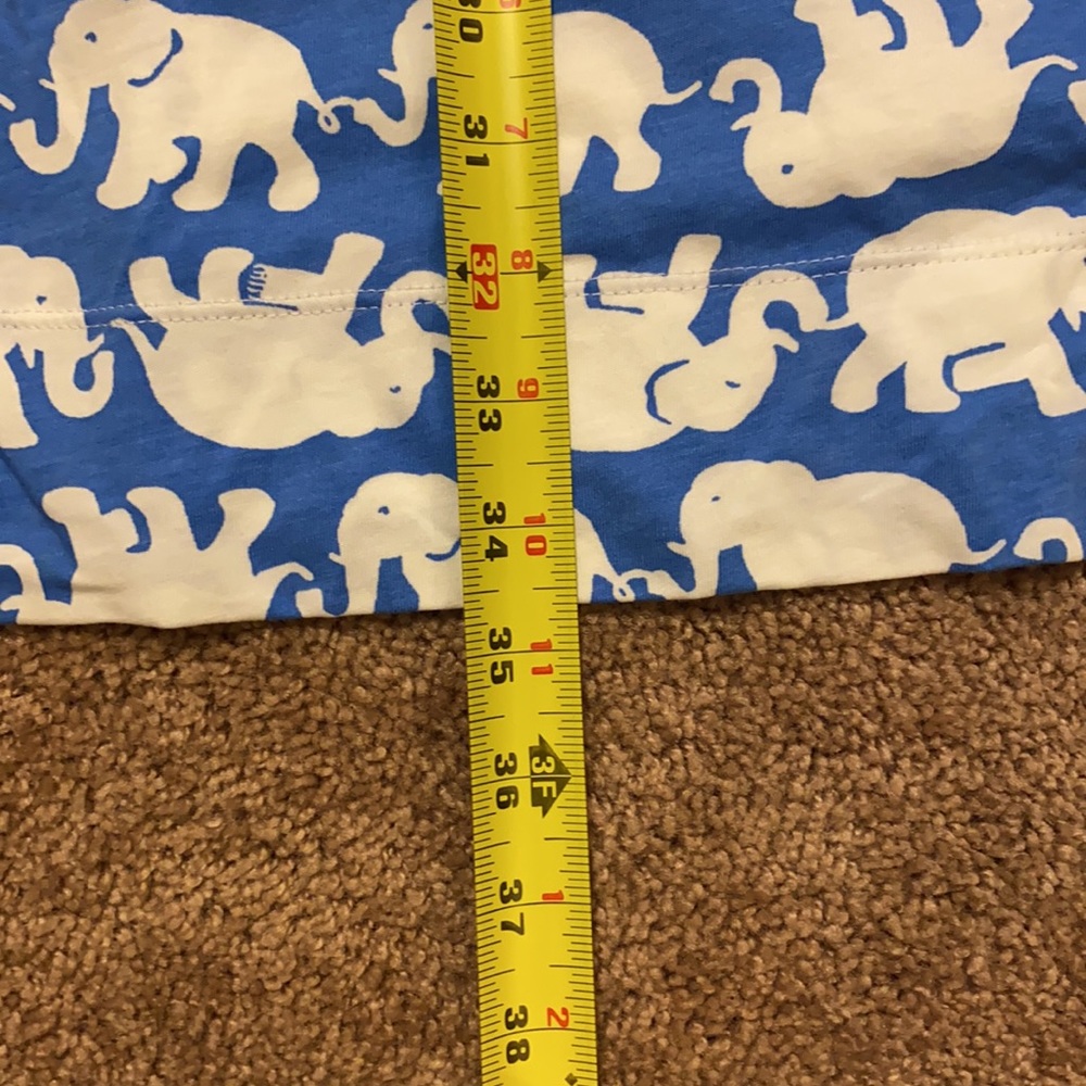 Lilly Pulitzer Blue and White Elephant Dress. - Picture 13 of 13